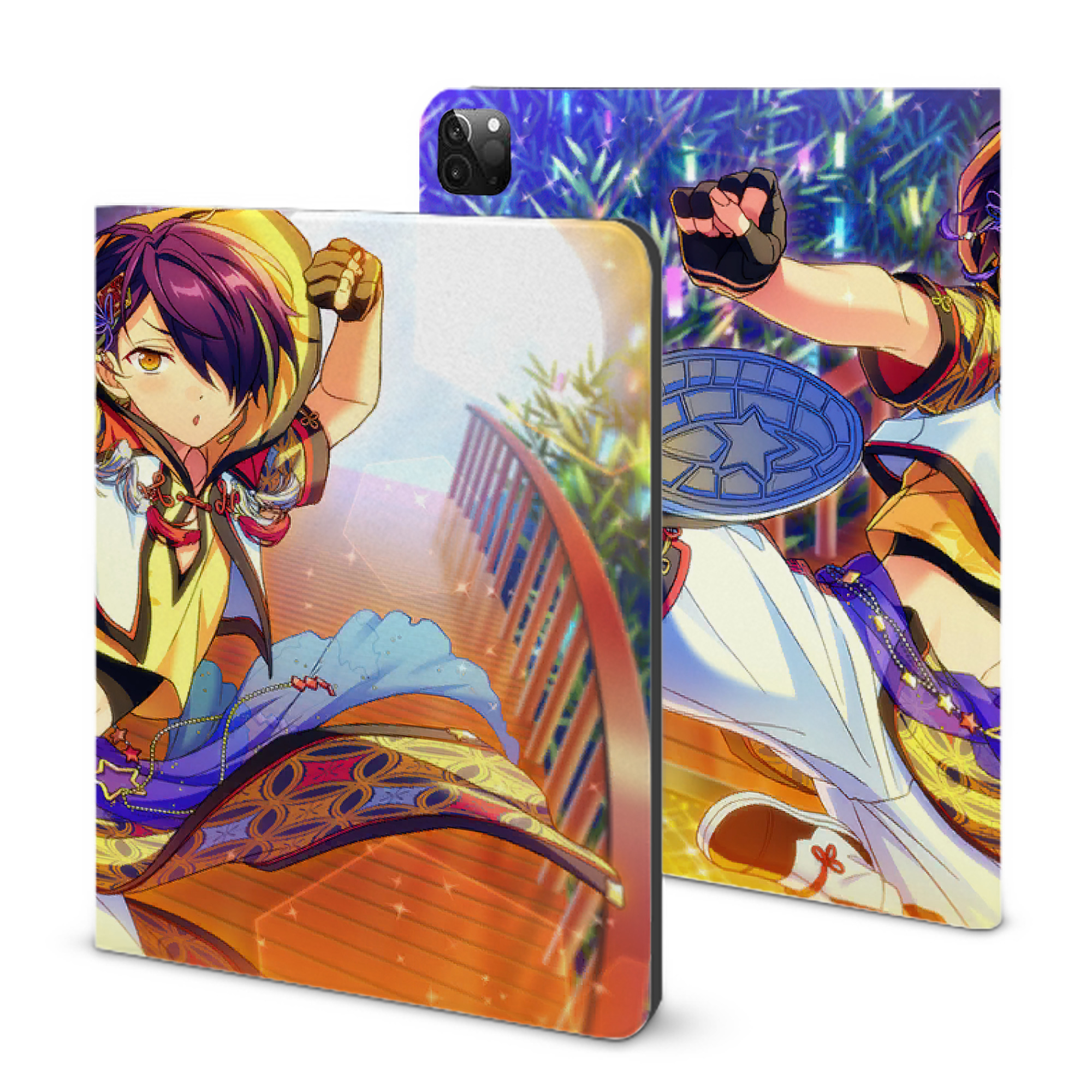 （画像用） あんさんぶるスターズ! Ensemble Stars IPadケース ペンホルダー付き ブックスタイルデザイン